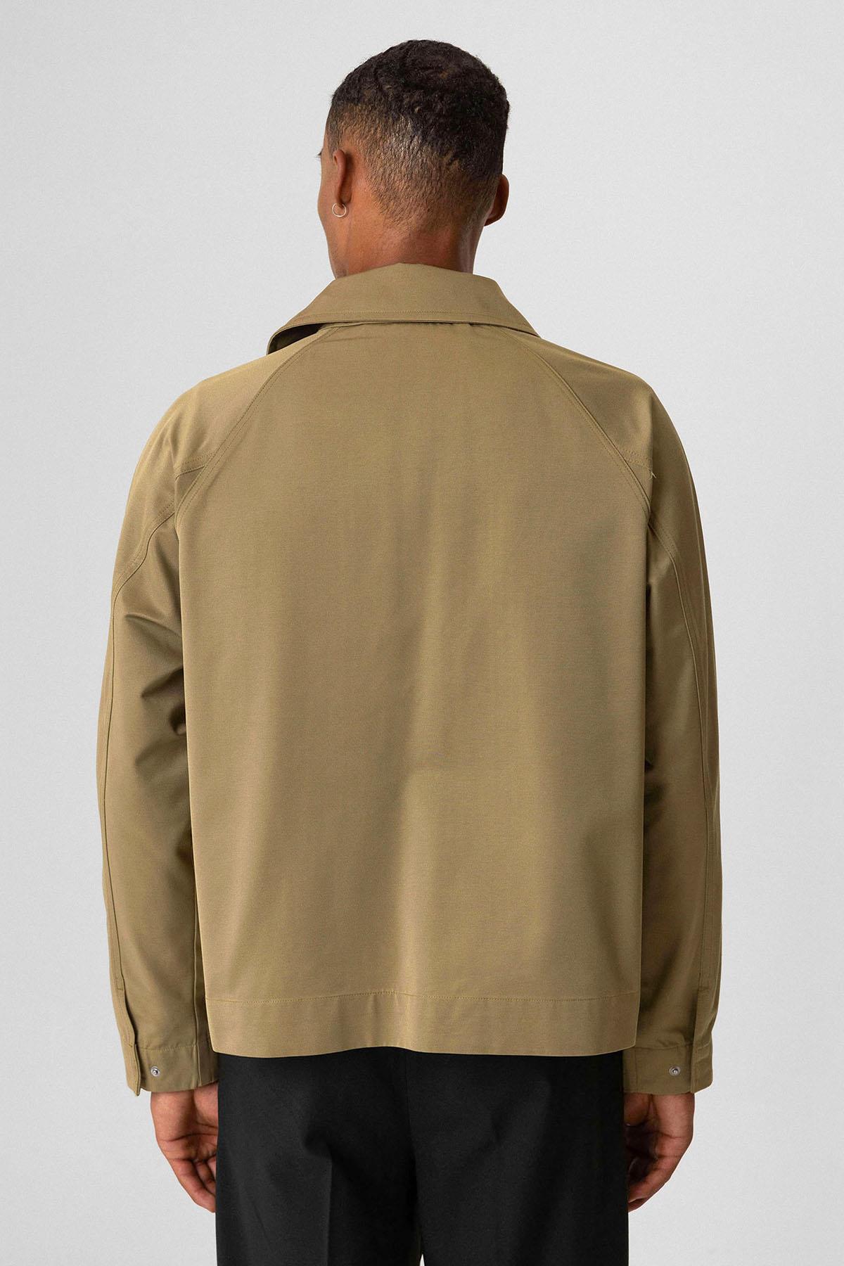 Antioch-Haki Crop Fit Baharlık Erkek Mont-Mont-6-Milagron.com