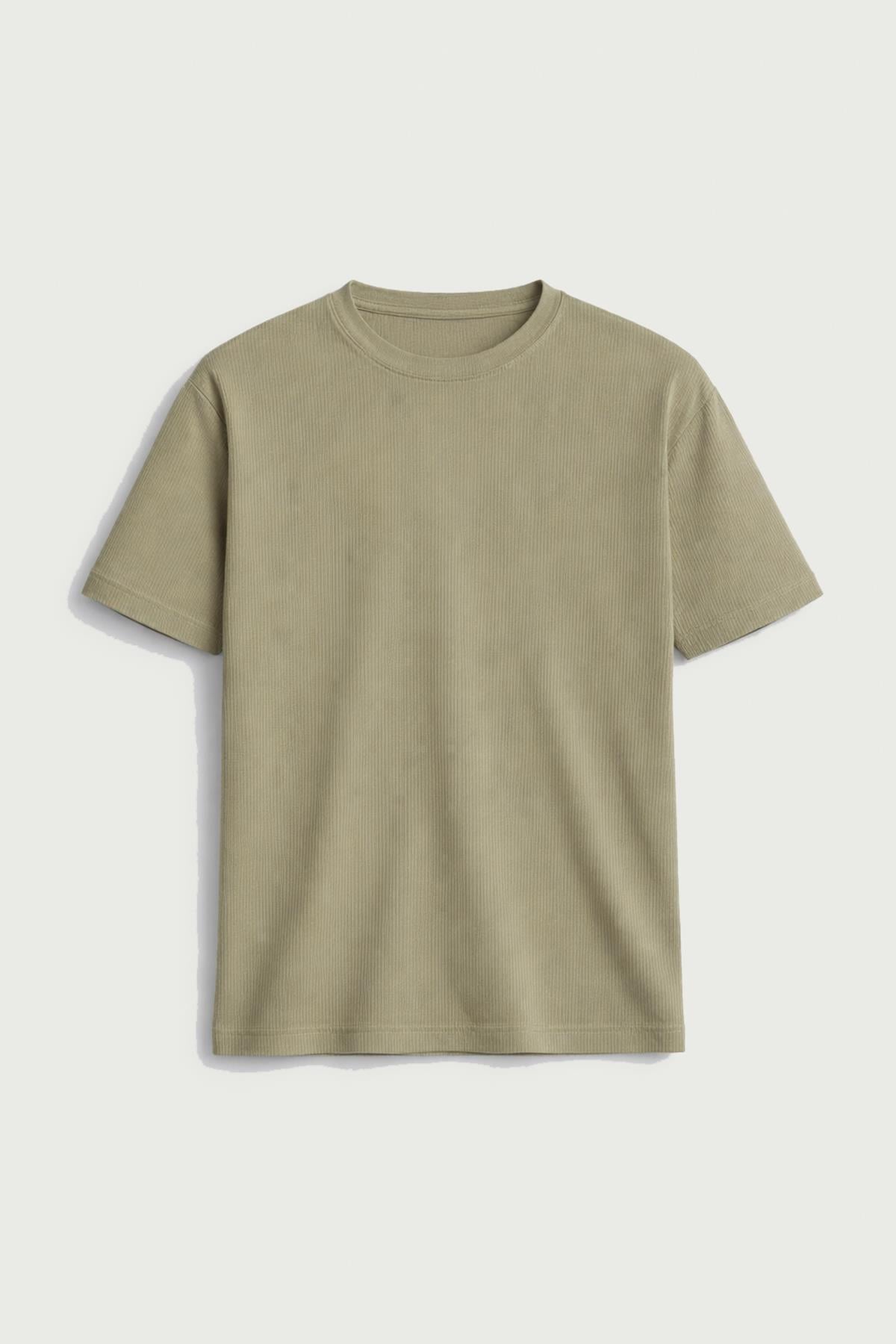 Antioch Haki Dokulu Erkek T-Shirt