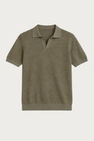 Antioch Haki Dokulu Polo Yaka Erkek T-Shirt