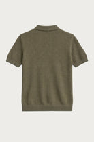 Antioch Haki Dokulu Polo Yaka Erkek T-Shirt