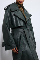 Antioch-Haki Dokulu Suni Deri Trençkot-Trençkot-6-Milagron.com