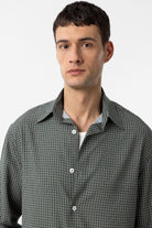 Antioch-Haki Kareli Erkek Rahat Kalıp Erkek Gömlek-Gömlek-4-Milagron.com