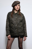 Antioch-Haki Kontrast Yaka Desenli Mont-Mont-2-Milagron.com