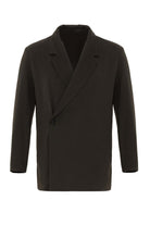 Antioch-Haki Kruvaze Kapama Gizli Cep Erkek Blazer Ceket-Ceket-5-Milagron.com