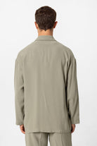 Antioch-Haki Oversize Astarsız Erkek Blazer Ceket-Ceket-6-Milagron.com