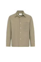 Antioch-Haki Pamuklu Relaxed Erkek Gömlek-Gömlek-7-Milagron.com