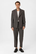 Antioch-Haki Relax Fit Erkek Blazer Ceket-Ceket-4-Milagron.com