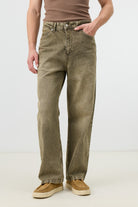 Antioch Haki Relax Fit Erkek Jean