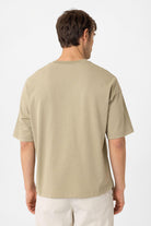 Antioch-Haki Relaxed Basic Erkek T Shirt-T-Shirts-5-Milagron.com