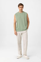 Antioch Haki Relaxed Fit Erkek Kolsuz T-Shirt
