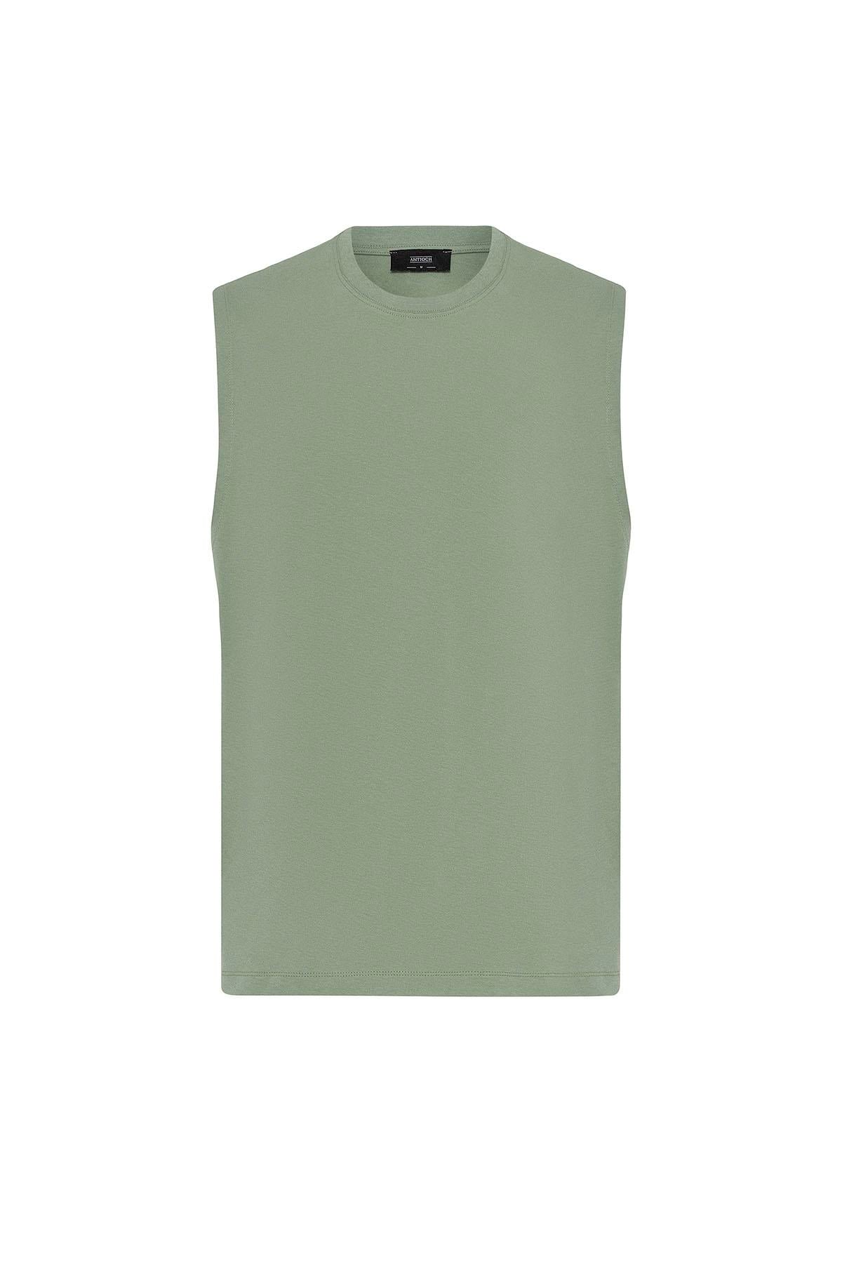 Antioch Haki Relaxed Fit Erkek Kolsuz T-Shirt