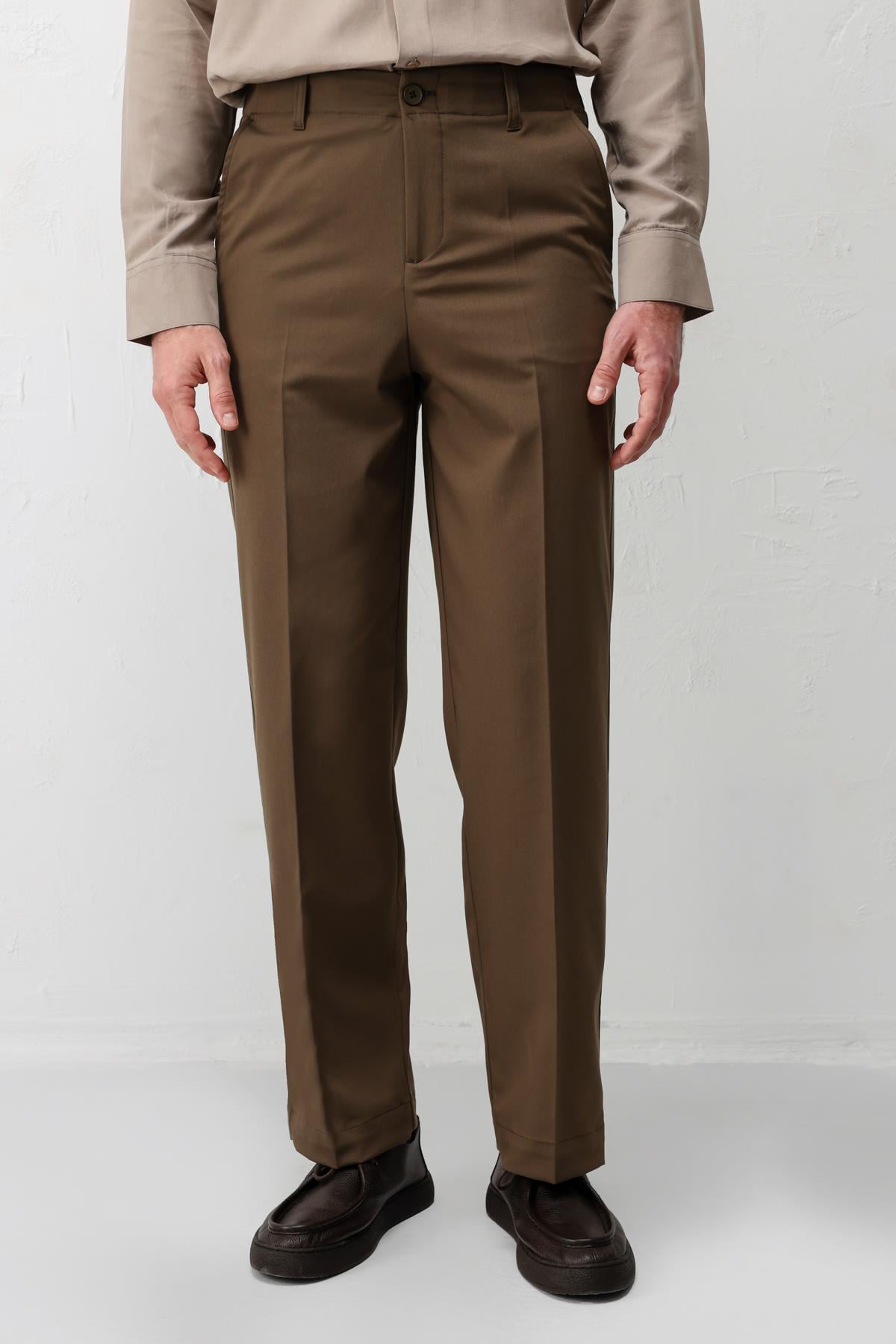 Antioch Haki Straight Fit Erkek Pantolon