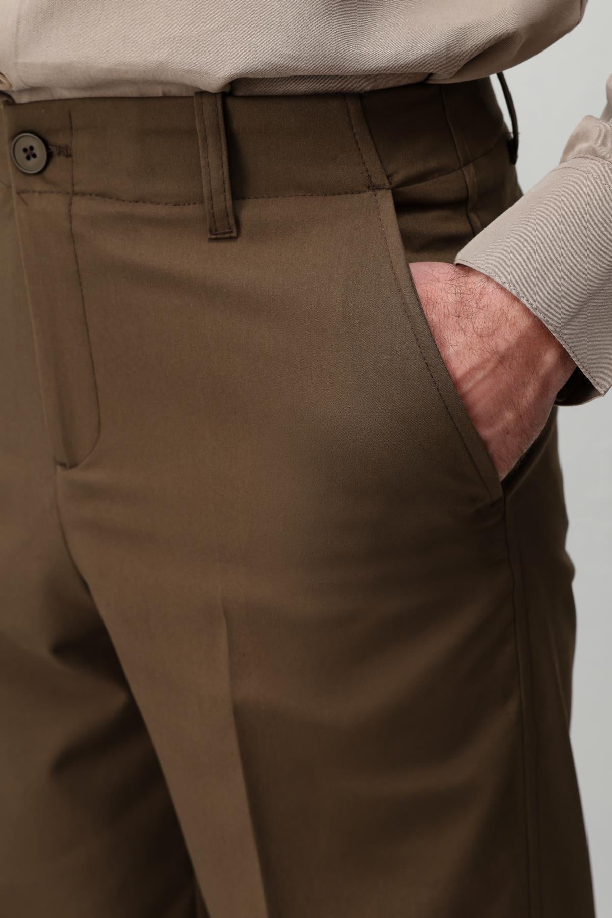 Antioch Haki Straight Fit Erkek Pantolon