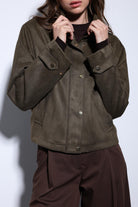 Antioch-Haki Süet Bomber Ceket-Ceket-4-Milagron.com