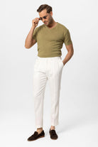 Antioch-Haki V Yaka Basic Erkek T Shirt-T-Shirts-3-Milagron.com