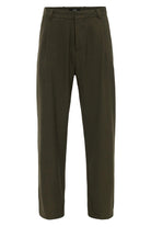 Antioch-Haki Yüksek Bel Baggy Erkek Pantolon-Kumaş Pantolon-5-Milagron.com