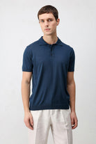 Antioch İNdigo Comfort Slim Polo Yaka Erkek Triko T-Shirt
