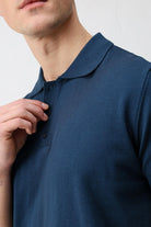 Antioch İNdigo Comfort Slim Polo Yaka Erkek Triko T-Shirt