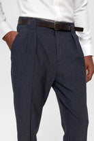 Antioch İndigo Kemerli Double Paça Pantolon