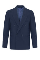 Antioch-İndigo Tek Düğme Kruvaze Erkek Blazer Ceket-Ceket-7-Milagron.com