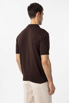 Antioch-Kahve 100% Pamuk Polo Yaka Triko T Shirt-T-Shirts-5-Milagron.com