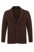 Antioch Kahve Astarsız Torba Cepli Erkek Blazer Ceket