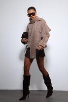 Antioch-Kahve Atkı Yaka Suni Kürklü Kaban-Kaban-2-Milagron.com