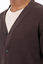 Antioch-Kahve Basic Erkek Hırka-Hırka-4-Milagron.com