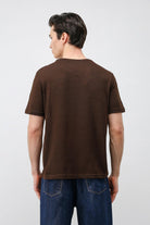 Antioch Kahve Basic Erkek T-Shirt