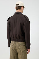 Antioch Kahve Boxy Fit Erkek Mont