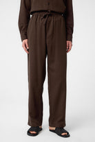 Antioch-Kahve Dokulu Erkek Pantolon-Kumaş Pantolon-1-Milagron.com