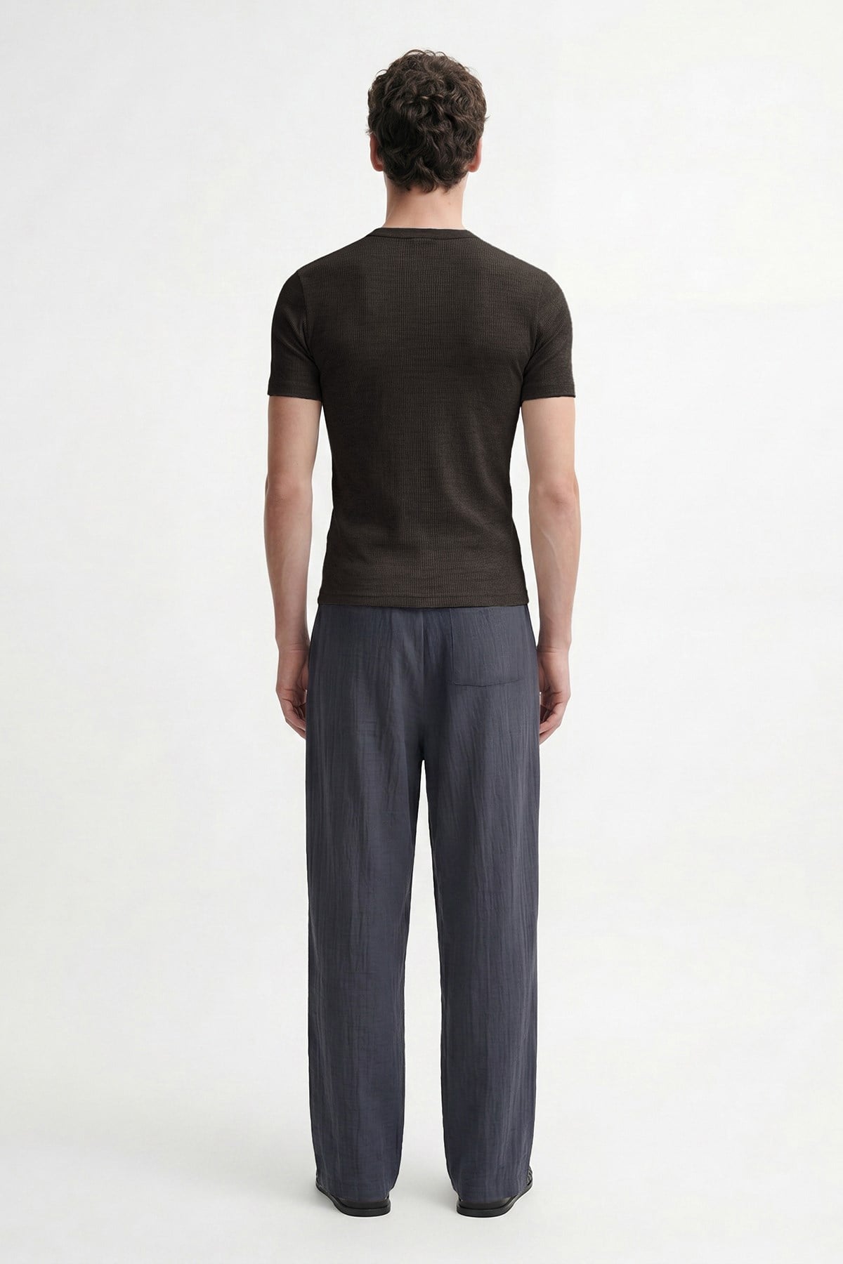 Antioch Kahve Dokulu Erkek T-Shirt