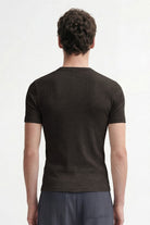 Antioch Kahve Dokulu Erkek T-Shirt