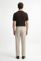 Antioch Kahve Dokulu Polo Yaka Erkek T-Shirt