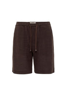 Antioch-Kahve Dokulu Relaxed Erkek Şort-Şort-6-Milagron.com