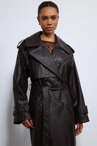 Antioch-Kahve Dokulu Suni Deri Trençkot-Trençkot-10-Milagron.com