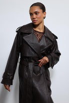 Antioch-Kahve Dokulu Suni Deri Trençkot-Trençkot-11-Milagron.com