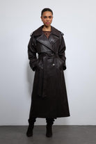 Antioch-Kahve Dokulu Suni Deri Trençkot-Trençkot-8-Milagron.com