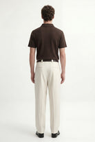 Antioch Kahve Düğmeli Polo Yaka Erkek T-Shirt - 4