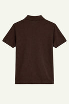 Antioch Kahve Düğmeli Polo Yaka Erkek T-Shirt - 6