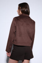 Antioch-Antioch Kahve Gömlek Yaka Kısa Kaşe Ceket-Ceket-6-Milagron.com