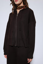 Antioch-Kahve Kapüşonlu üst Ve Geniş Paça Triko Takım-Takım-7-Milagron.com