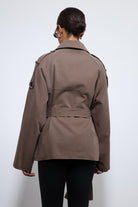 Antioch-Kahve Kemerli Kısa Trençkot-Trençkot-7-Milagron.com