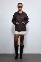 Antioch-Kahve Kontrast Yaka Desenli Mont-Mont-1-Milagron.com