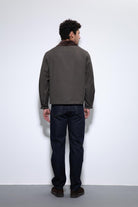 Antioch-Kahve Kontrast Yaka Erkek Ceket-Ceket-6-Milagron.com