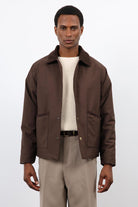 Antioch-Kahve Kontrast Yaka Erkek Mont-Mont-2-Milagron.com