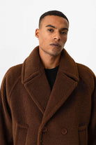 Antioch-Kahve Kruvaze Crop Fit Erkek Mont-Mont-5-Milagron.com