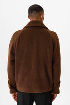 Antioch-Kahve Kruvaze Crop Fit Erkek Mont-Mont-6-Milagron.com