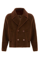 Antioch-Kahve Kruvaze Crop Fit Erkek Mont-Mont-7-Milagron.com