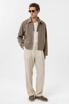 Antioch-Kahve Mevsimlik Relax Fit Erkek Mont-Mont-2-Milagron.com